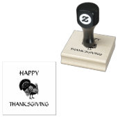 ターキーサンクスギビングデザインアートスタンプ ラバースタンプ (押印)