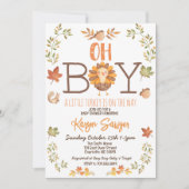 ターキーサンクスギビングベビーシャワー招待状 招待状 (正面)