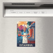 ターキースタンブールケバブ通りベンダー マグネット (インサイチュ (食洗機))