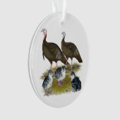 ターキーズイースタンワイルドファミリー オーナメント (正面)