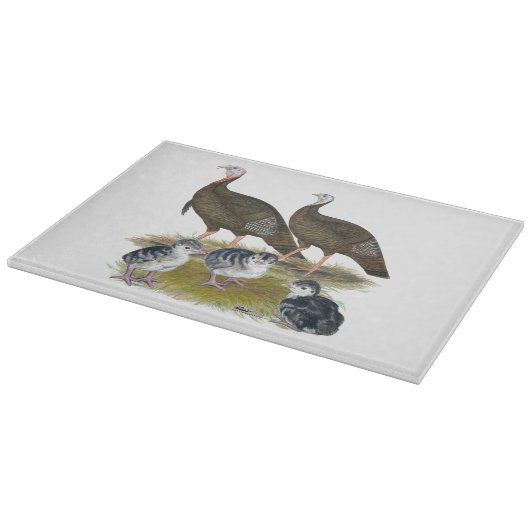 ターキーズイースタンワイルドファミリー カッティングボード (角)