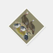 ターキーズイースタンワイルドファミリー スタンダードカクテルナプキン (角)