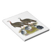 ターキーズイースタンワイルドファミリー ノートパッド (アングル)