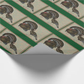ターキーズスタンダードブロンズポートレート ラッピングペーパー (角)