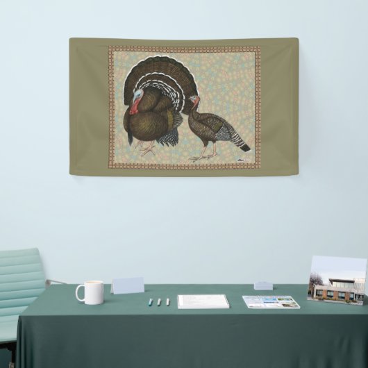 ターキーズスタンダードブロンズポートレート 横断幕 (トレードショー)