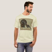 ターキーズスタンダードブロンズポートレート Tシャツ (正面フル)