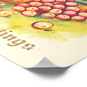 ターキーズファームパンプキンリンゴツリー紅葉 ポスター (角)