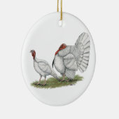 ターキーズホワイトホルランズ セラミックオーナメント (右)