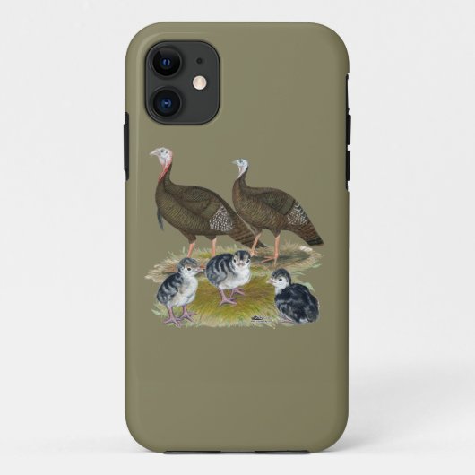 ターキーズ イースタン ワイルド ファミリー Case-Mate iPhoneケース (裏面)