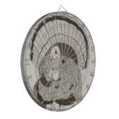 ターキーセピアスケッチダーツボード ダーツボード (正面左)