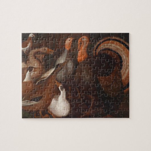 ターキーダックス1ピジョンサンクスギビングパズル ジグソーパズル (横)