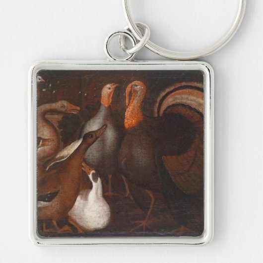 ターキーダックハト感謝広場キーチェーン キーホルダー (正面)