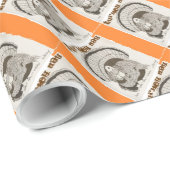 ターキーデイラッピング紙 ラッピングペーパー (ロールコーナー)