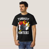 ターキーハンターズボーリングおもしろいボーリングギフト Tシャツ (正面フル)