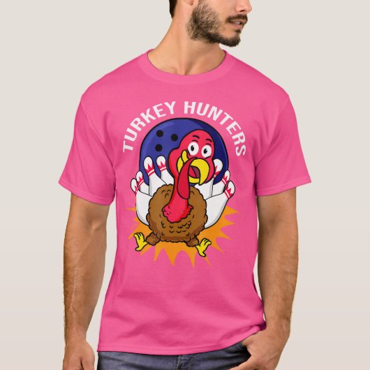 ターキーハンターズボーリング Tシャツ (正面)