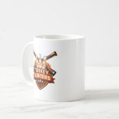 ターキーハンターズ ボウリングチーム ロゴ コーヒーマグカップ (正面左)