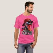 ターキーハンター 狩猟シーズン かわいいターキー H Tシャツ (正面フル)