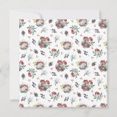 ターキーハント誕生日パーティーへの招待 招待状 (裏面)