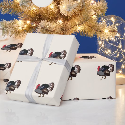 ターキーバードターキー ラッピングペーパー (クリスマス)