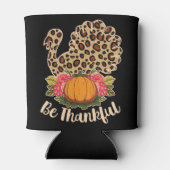 ターキーヒョウ皮かぼちゃパイ感謝祭 缶クーラー (裏面)