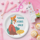 ターキービーブスオンリー紙プレート ペーパープレート (パーティー)