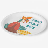 ターキービーブスオンリー紙プレート ペーパープレート (アングル)