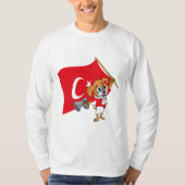 ターキーファンの犬Tシャツ Tシャツ (正面)