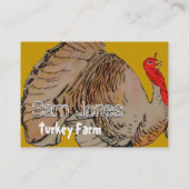 ターキーファーム名刺 名刺 (裏面)