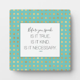 ターキーフェイクス金ゴールドの種類と言うテーブルトップのプラーク フォトプラーク