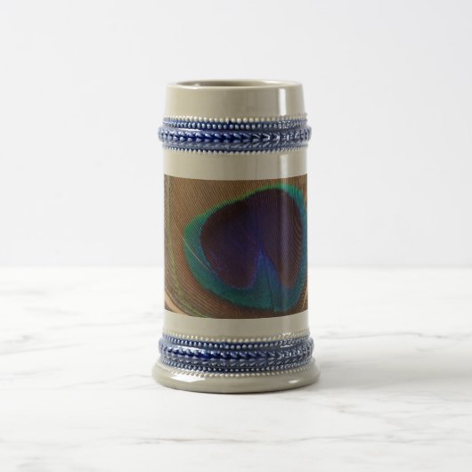 ターキーフェザーグレー/ブルー22オズスタイン ビールジョッキ (中央)