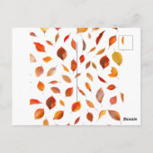 ターキーフレンドサンドディナーパーティの招待状 ポストカード (裏面)