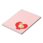 ターキープルトハート ノートパッド (回転)