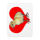 ターキープルトハート マグネット (縦)