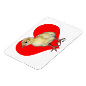 ターキープルトハート マグネット (左側)