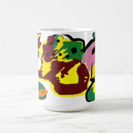 ターキーペイント コーヒーマグカップ