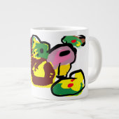 ターキーペイント ジャンボコーヒーマグカップ (正面右)