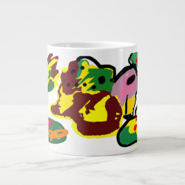 ターキーペイント ジャンボコーヒーマグカップ