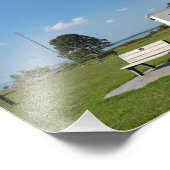 ターキーポイントライトハウスメリーランド州フォトプリント フォトプリント            (角)