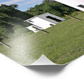 ターキーポイントライトハウスメリーランド州フォトプリント フォトプリント            (角)