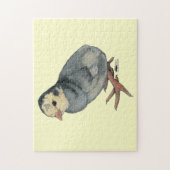 ターキーポウルトブルー石板 ジグソーパズル (縦)