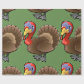 ターキーラッピング紙 ラッピングペーパー (フラット)