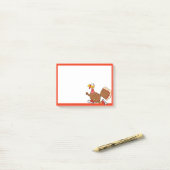 ターキーランニングのは生きるために ポストイット (デスク上)