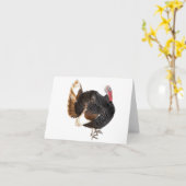 ターキー空白のカード カード (黄色い花)