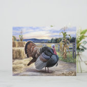 ターキー素朴ファーム感謝祭スクラップブック紙 (スタンド正面)