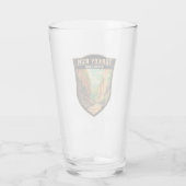 ターキー走州パークインディアナトラベルアートヴィンテージ タンブラーグラス (裏面)