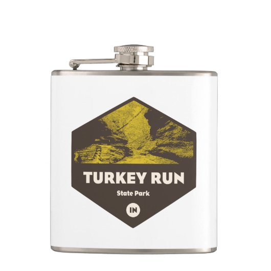 ターキー走州パークインディアナ フラスク (正面)