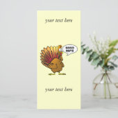 ターキー食べグビジネスラックカード (スタンド正面)