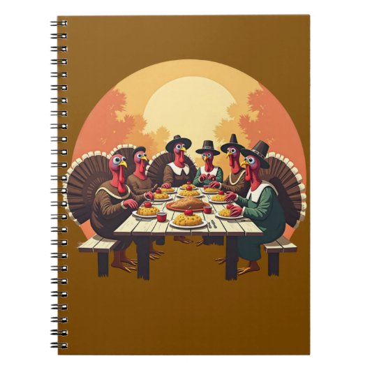 ターキー食べズの感謝祭ディナー ノートブック (正面)