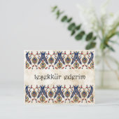 ターキー - ありがとう ポストカード (スタンド正面)