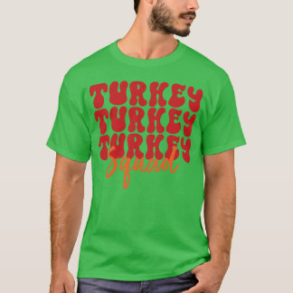 ターキー・スカッド・サンクスギビング・ファミリー・レトロ Tシャツ